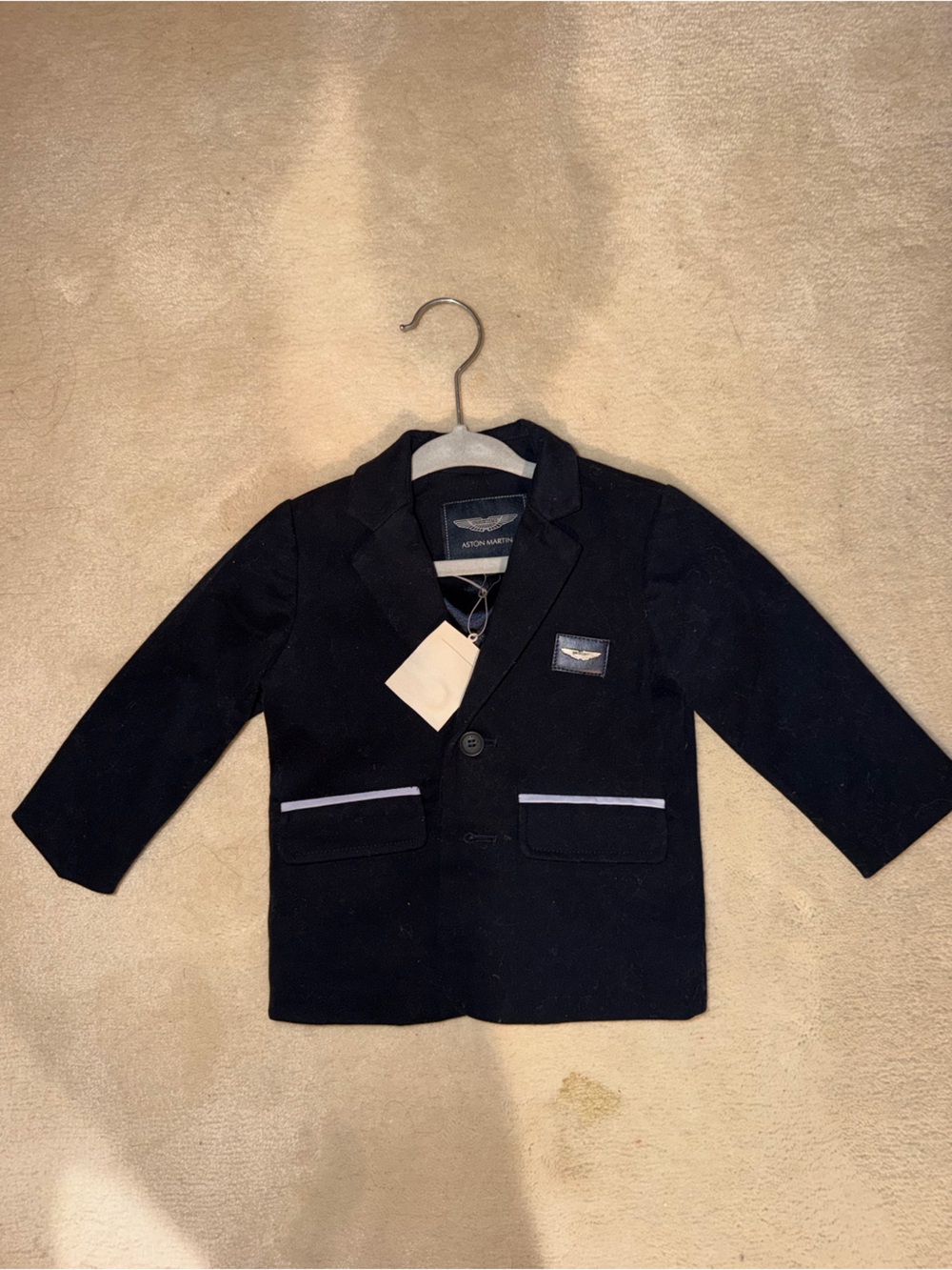 Aston Martin Kids' Navy Blazer Jacket